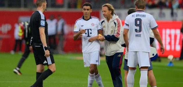 موسيالا يثير الرعب بسقوط جديد